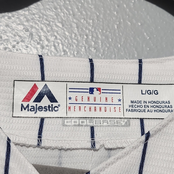 Majestic GARY SANCHEZ 24 New York Yankees Baseball Jersey Mens Size Large NEW - Picture 4 of 14